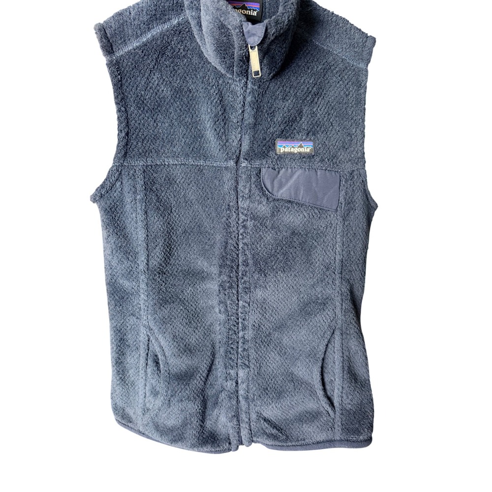 Patagonia Los Gatos Fleece Vest Navy Blue Size XS